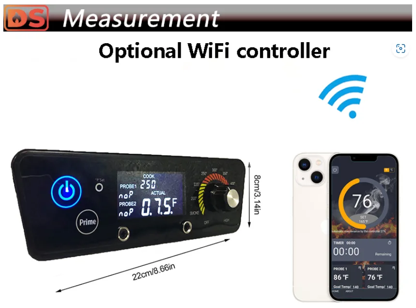 Pellet grill digital controller dese grill